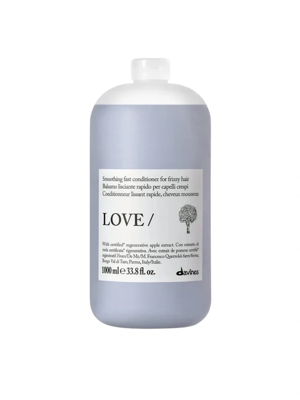 Liter Davines LOVE Smoothing Conditioner with Liter Pump